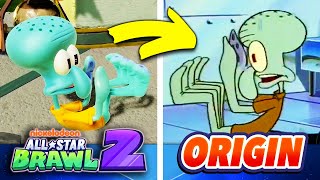 Nickelodeon All-Star Brawl 2: All of Squidward's References, Animations and Costumes!