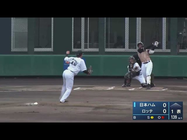 【ファーム】ファイターズ・万波 先制のソロホームランを放つ!! 2021/5/21 M-F(ファーム)