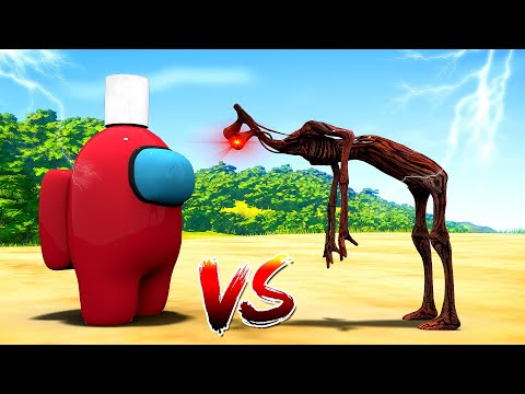 Jurassic World Evolution - Siren Head Dinosaurs vs. Crewmate Among us Fights