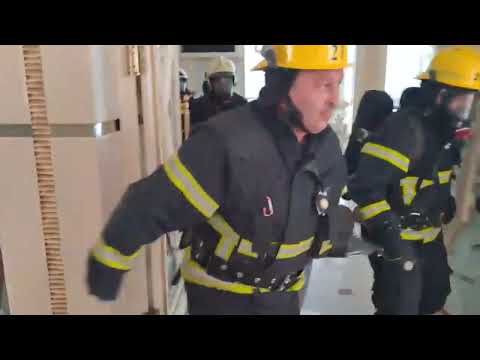FHN-in Dövlət Yanğından Mühafizə Xidməti yanğın-taktiki təlim keçirib