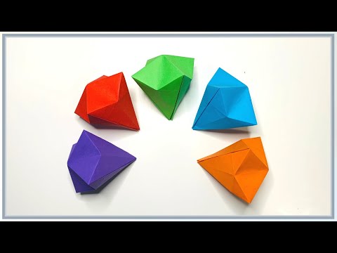 How to make a Paper Diamond | Easy paper Diamond
