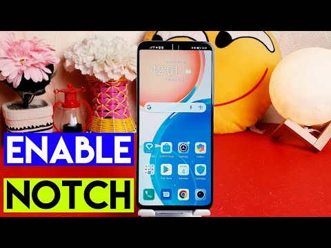 Honor X8: How to Enable Or Disable Water Drop Notch