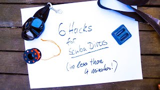 Gear Tips + Tricks for SCUBA divers - 6 scuba HACKS in 4 Minutes