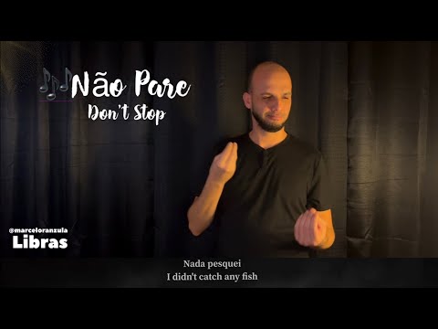 Louvor: Não Pare em Libras