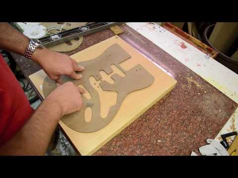 DIY Building a Strat Guitar body Guitar Build Process for a Stratocaster