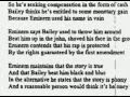 Rap Sentence Eminem