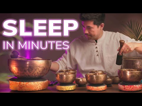 **SLEEP LIKE A BABY** | Tibetan Singing Bowl Sound Bath for Soothing Your Nervous System & Rest