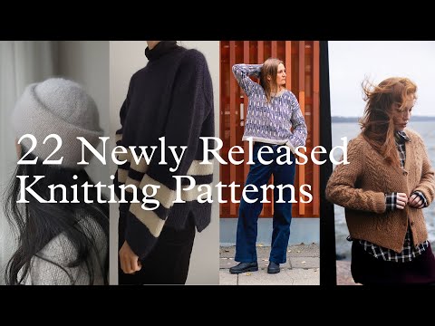 22 Newly Released Winter Knitting Patterns | Pattern Round Up