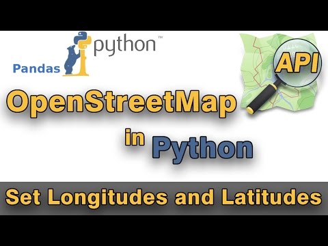 , title : 'Python: OpenStreetMap API - add Longitudes and Latitudes by using Geopy module'