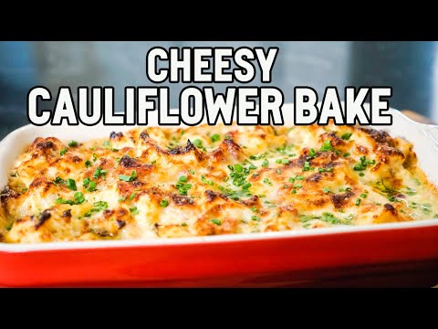 CAULIFLOWER CASSEROLE WITH CHEESE AND PANCETTA