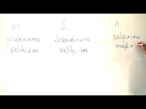 Bosnian/Croatian/Serbian Grammar: The Locative Plural of Adjectives
