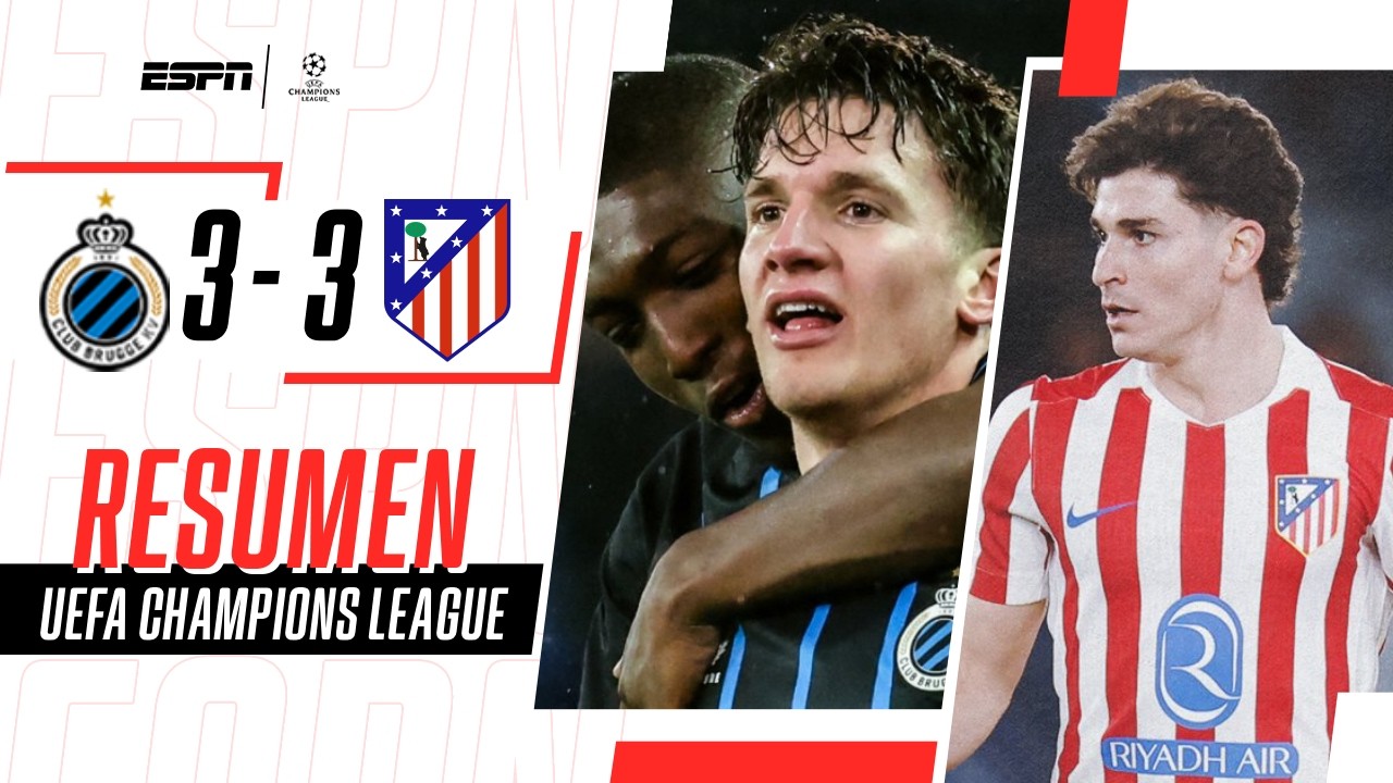 JULIÁN MARCÓ PERO AL ATLETI LE EMPATARON UN INSÓLITO PARTIDO | Brujas 3-3 Atl. Madrid | RESUMEN