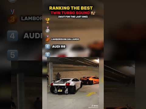 Ranking The Best Twin Turbo Sound 🤯🤯, last one is the craziest 🫣