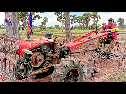 VL38, PLOWING KUBOTA WALKING TRACTOR