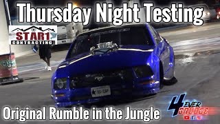 THE ORIGINAL RUMBLE IN THE JUNGLE | THURSDAY NIGHT TESTING AT TEXAS MO