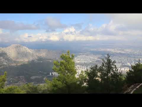 Турция. Панорама Антальи и окрестностей. Вид с вершины Тюнектепе (605 м).