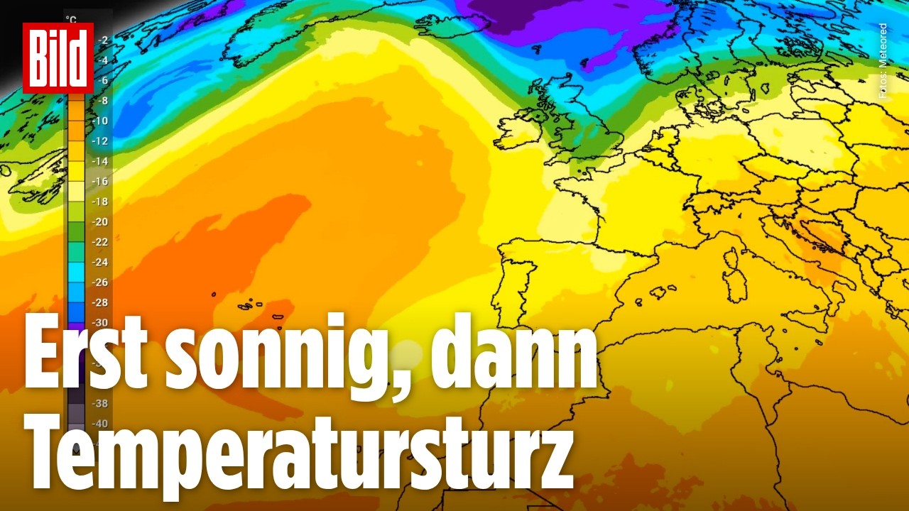 Letzte Sommergrüße! Kaltfront bringt Temperatursturz von über 10 Grad
