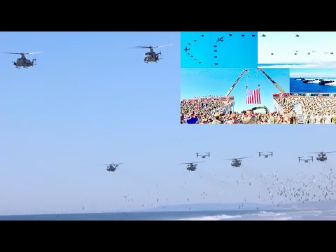 U.S. MARINES Storm Beach in MASSIVE Amphibious Demonstration at Camp Pendleton!