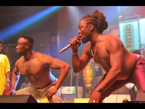 Daddy Showey and his Old dancer off their shirts for Galala dance competition at felabrtion 2018