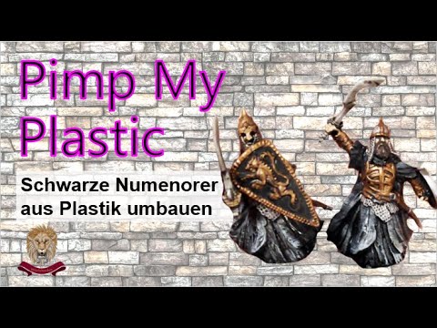 Schwarze Numenorer - PMP- Umbauten/ Alternativen aus Plastik- Mittelerde/ Herr der Ringe Tabletop