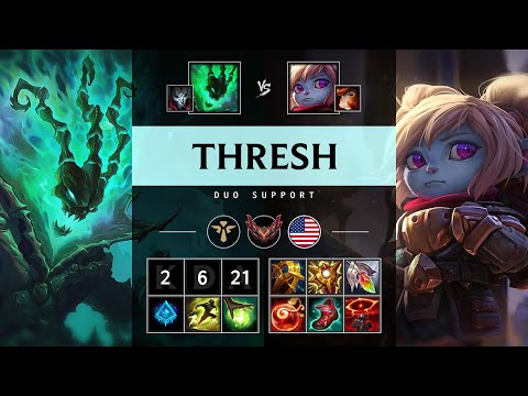 Thresh Support vs Poppy - NA Grandmaster Patch 25.08