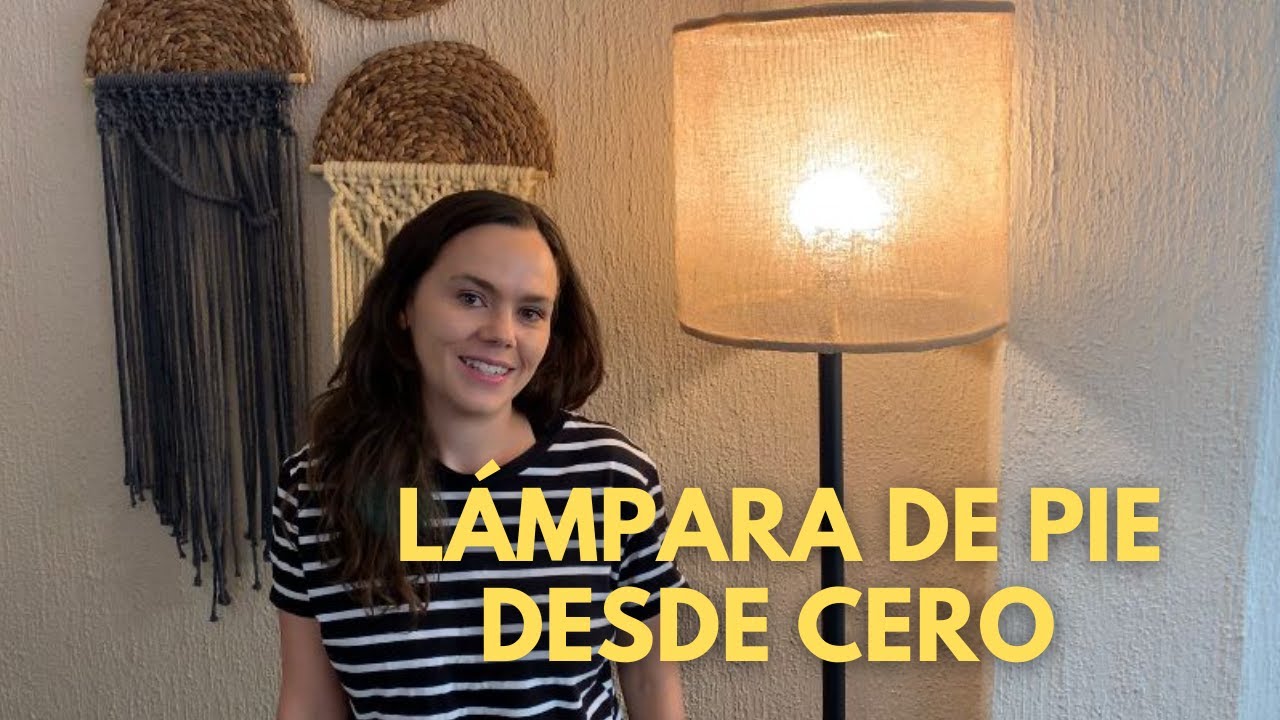 Watch CÓMO HACER LÁMPARA DE PIE | DIY LAMP Now CÓMO HACER LÁMPARA DE PIE | DIY LAMP
