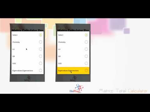 Matrix Calculator Pro Video