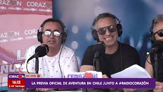 EN VIVO 🔴 #RadioCorazón es la radio oficial de Aventura en #Chile