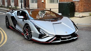 Billionaire Driving $3.7M Lamborghini Sian Causes CHAOS in London!