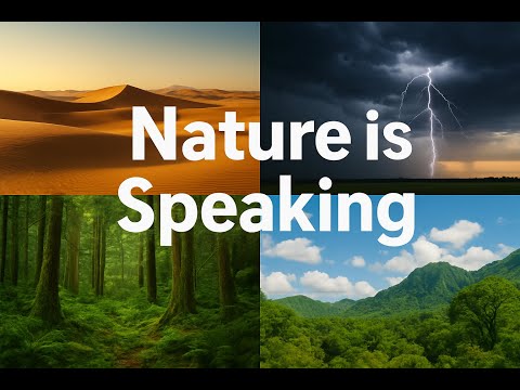 Nature is Speaking Aloud