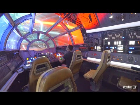 Millennium Falcon Ride - Flying Solo - Star Wars Interactive Ride - Disney Parks 2020