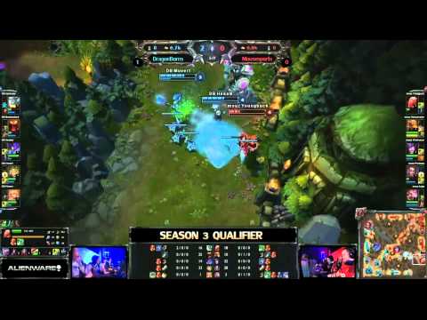 League of Legends - LCS European Qualifier - Dragonborns vs Mousesports 7-1 @6mins