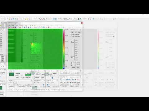 Thermalyze Lock in Thermography Running a Test