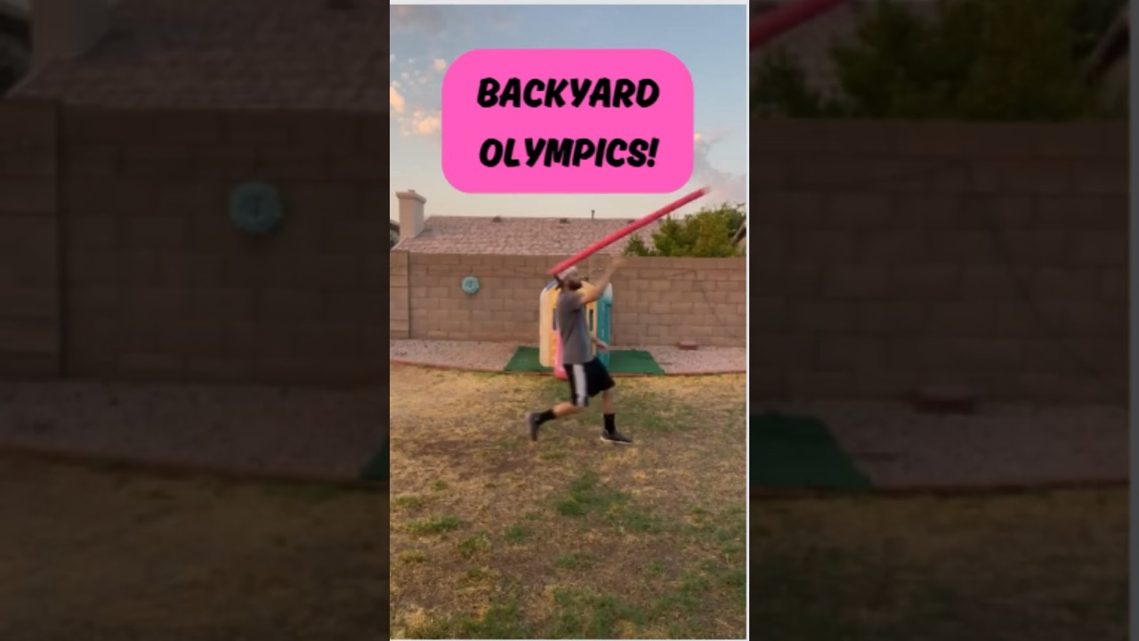Make Backyard Olympic Games! #familyfun #kidsactivities