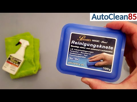 AUTO RICHTIG KNETEN / Reinigungsknete richtig anwenden / Autolack kneten