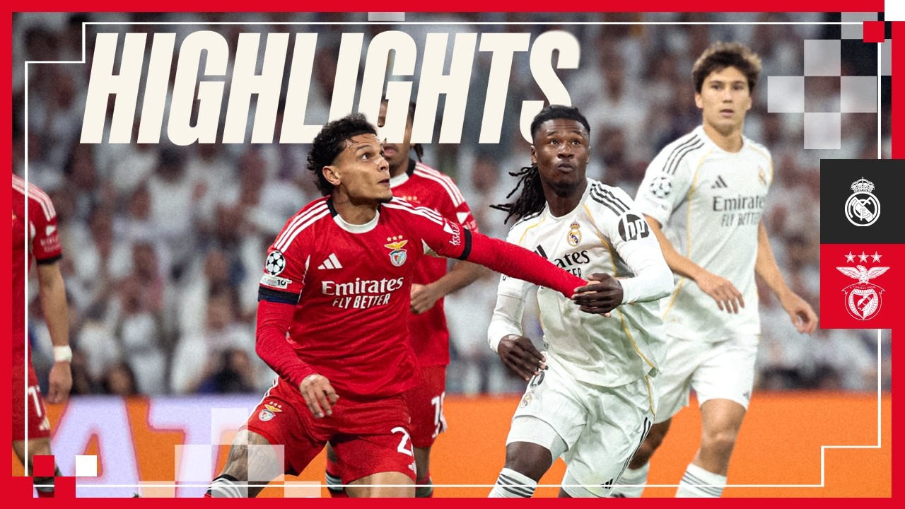 Real Madrid CF 2 - 1 Sport Lisboa e Benfica highlights