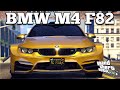 BMW M4 F82 WideBody for GTA 5 video 3