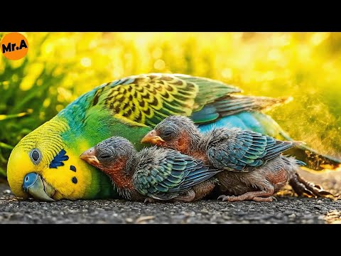 Heartbreaking Rescue of an Injured Budgie Mother | Animal Rescue