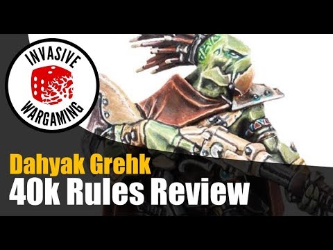 Dahyak Grekh Kroot Tracker Blackstone Fortress 40k Rules Review