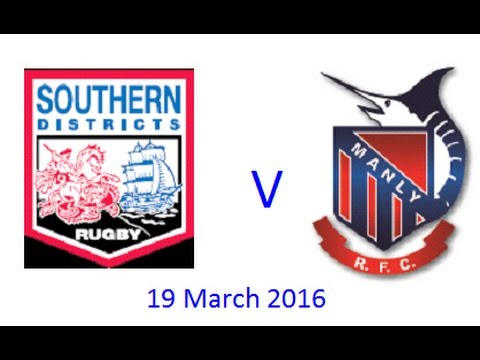 R01 Intrust Super Shute Shield Manly Rugby Highlights v Southern Districts