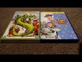 Shrek 1 4 Box Set And Toy Story UK DVD Unboxing
