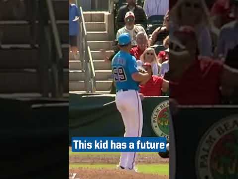 No notes for this future umpire 👏