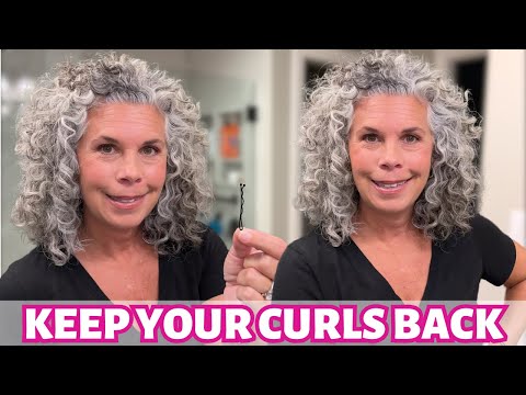 How I Keep My CURLY Hair Out of My Face | Easy Ways to Pull Back Curly Hair