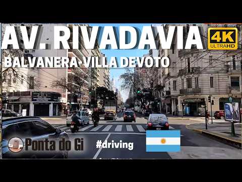 Recorriendo la avenida más larga de Balvanera a Villa Devoto x AV. RIVADAVIA #driving 2026 ARGENTINA