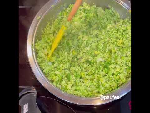 Pastel de brócoli sin harina