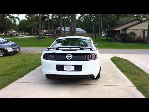 2014 Mustang GT stock with Corsa Xtreme axle back