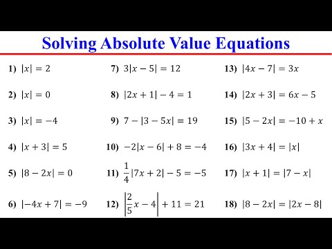 Solving Absolute Value Equations: Everything You Need to Know!
