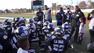 CRYSTAL CHIEFS 11/26/16  MIDWEST NATIONALS "END OF THE GAME TEAM TALK"