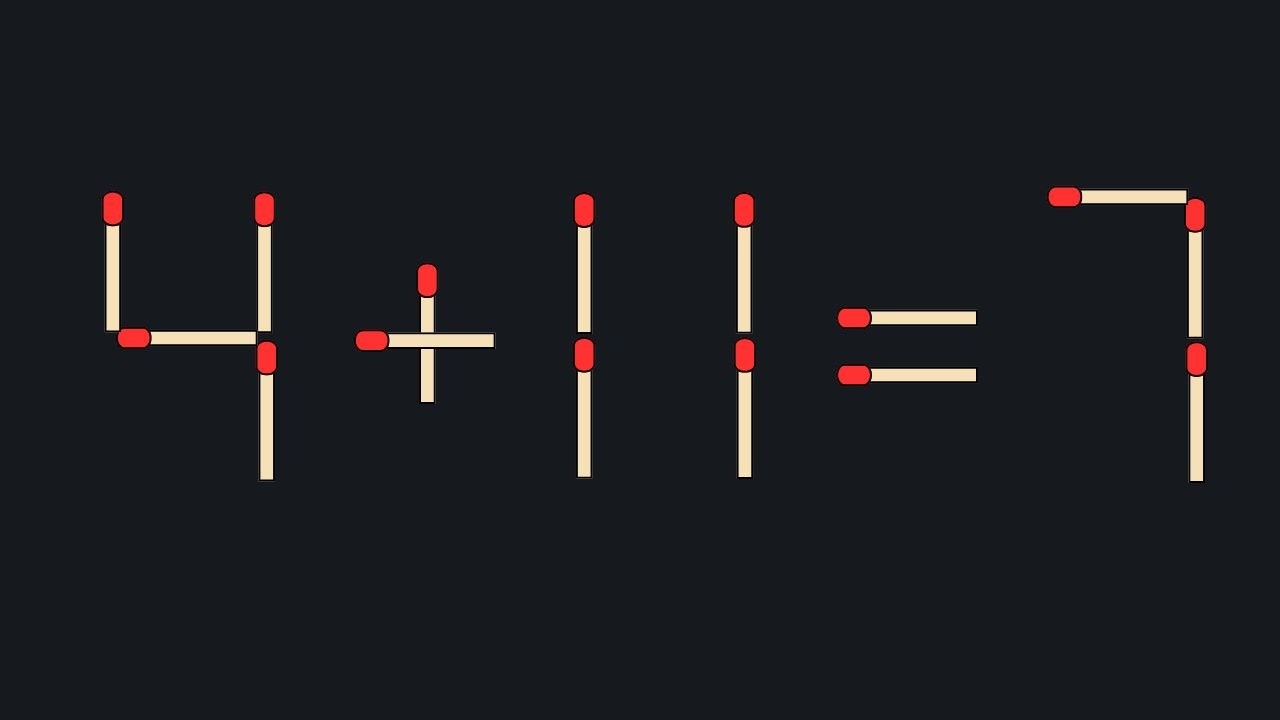 Can You Solve These 6 Tricky Matchstick Puzzles with Just One Move?