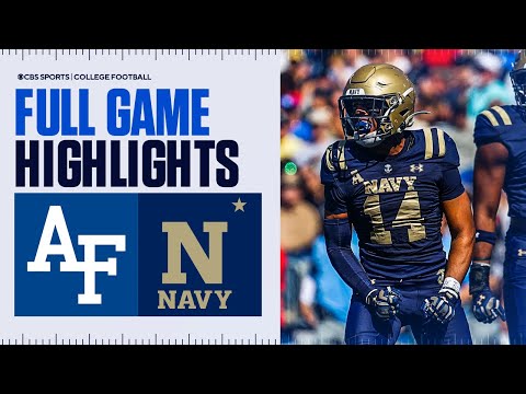 Air Force Falcons vs Navy Midshipmen | Full Game Highlights | CBS Sports College Football